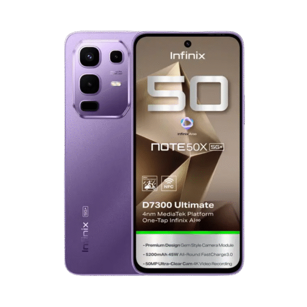infinix Note 50x Enchanted Purple