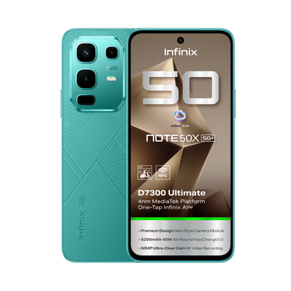 infinix Note 50x Sea Breeze Green